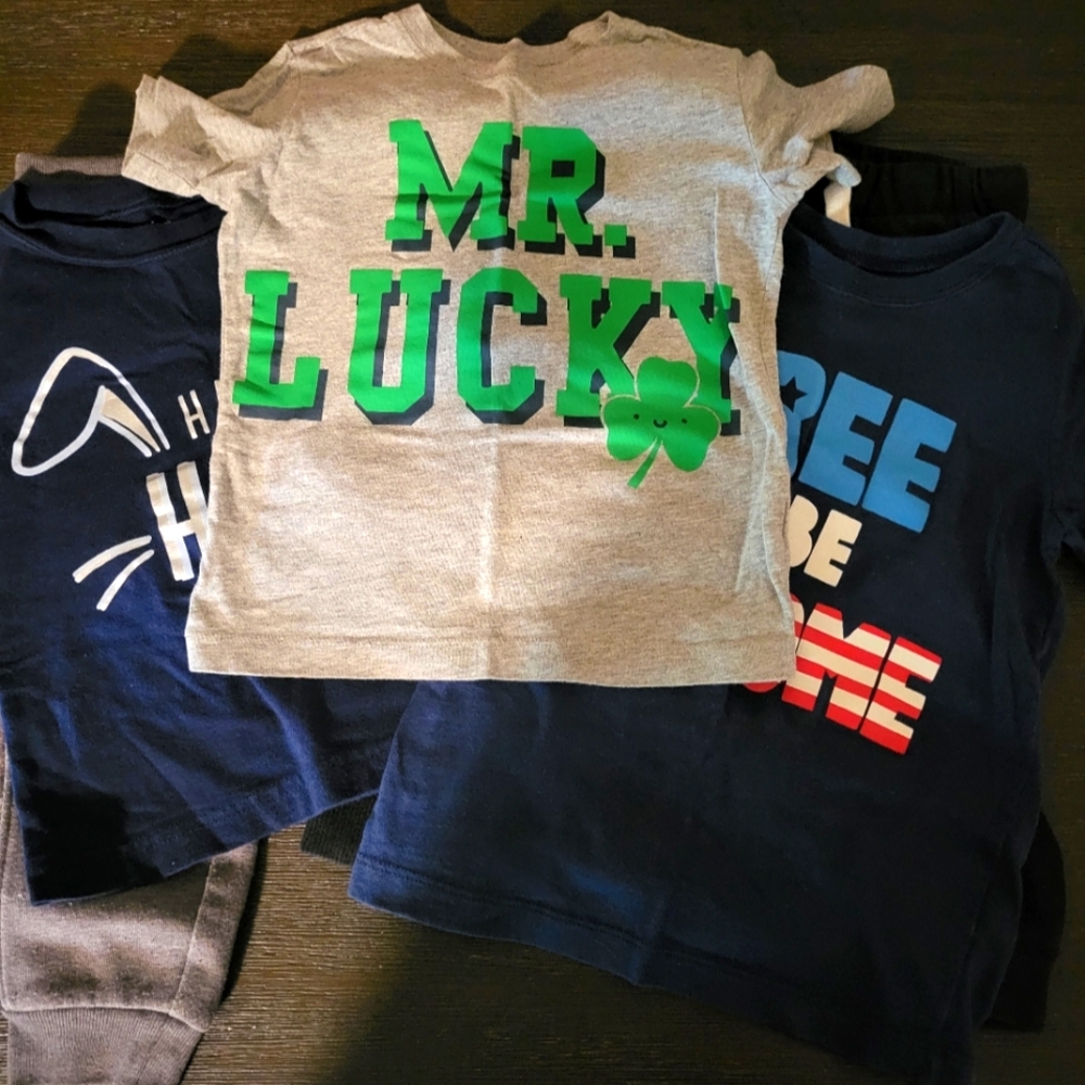 Carters tees & pants~toddler 2t.